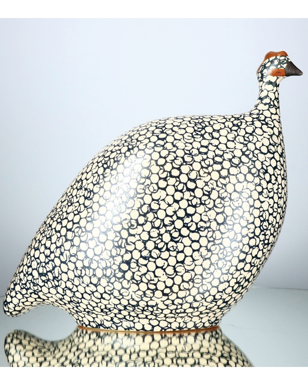 African Guinea Hen - Charcoal Sea
