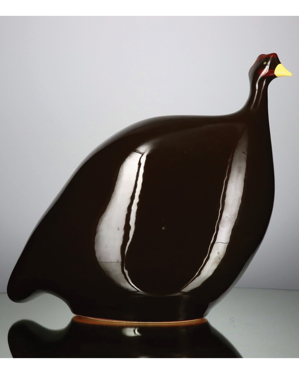 African Guinea Hen - Brown Black