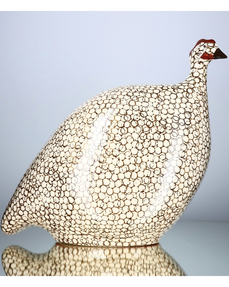 African Guinea Hen - Dark Rust