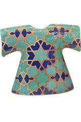 Decorative Hand-Painted Kaftan - Caribbean