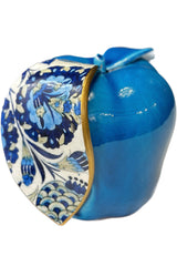 HANDCRAFTED CERAMIC APPLE - Multicolor and Patterned