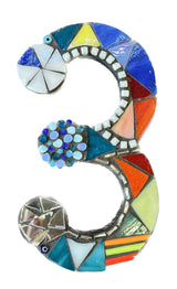 Mosaic House Numbers