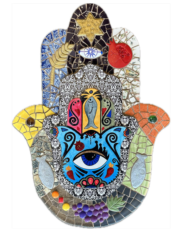 Mosaic Handmade Hamsa (XL)