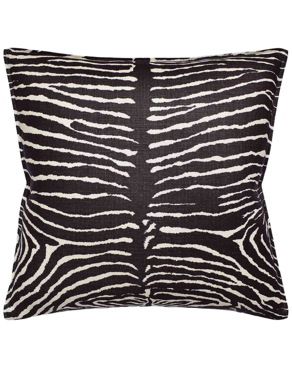 Le Zebre Throw Pillow (Brown)