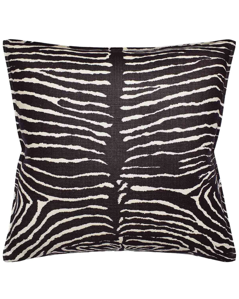 Le Zebre Throw Pillow (Brown)