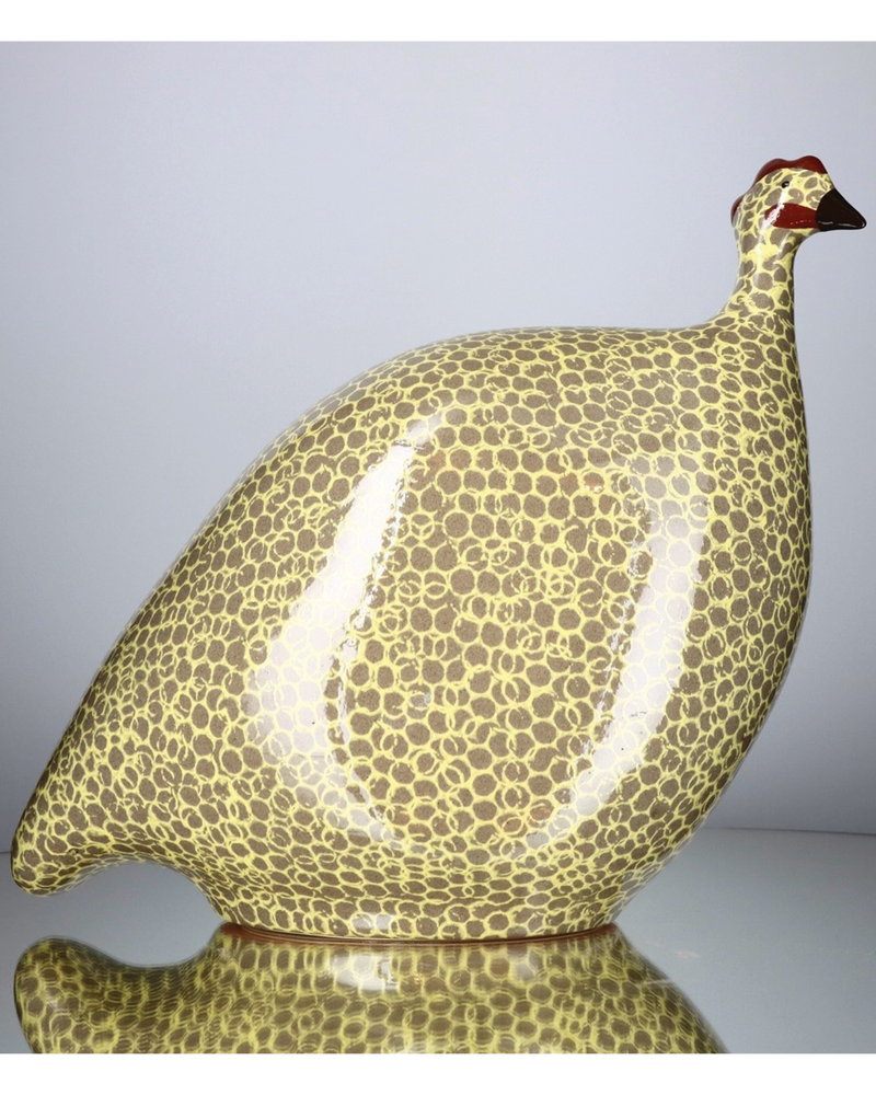 African Guinea Hen - Light Yellow Cafe