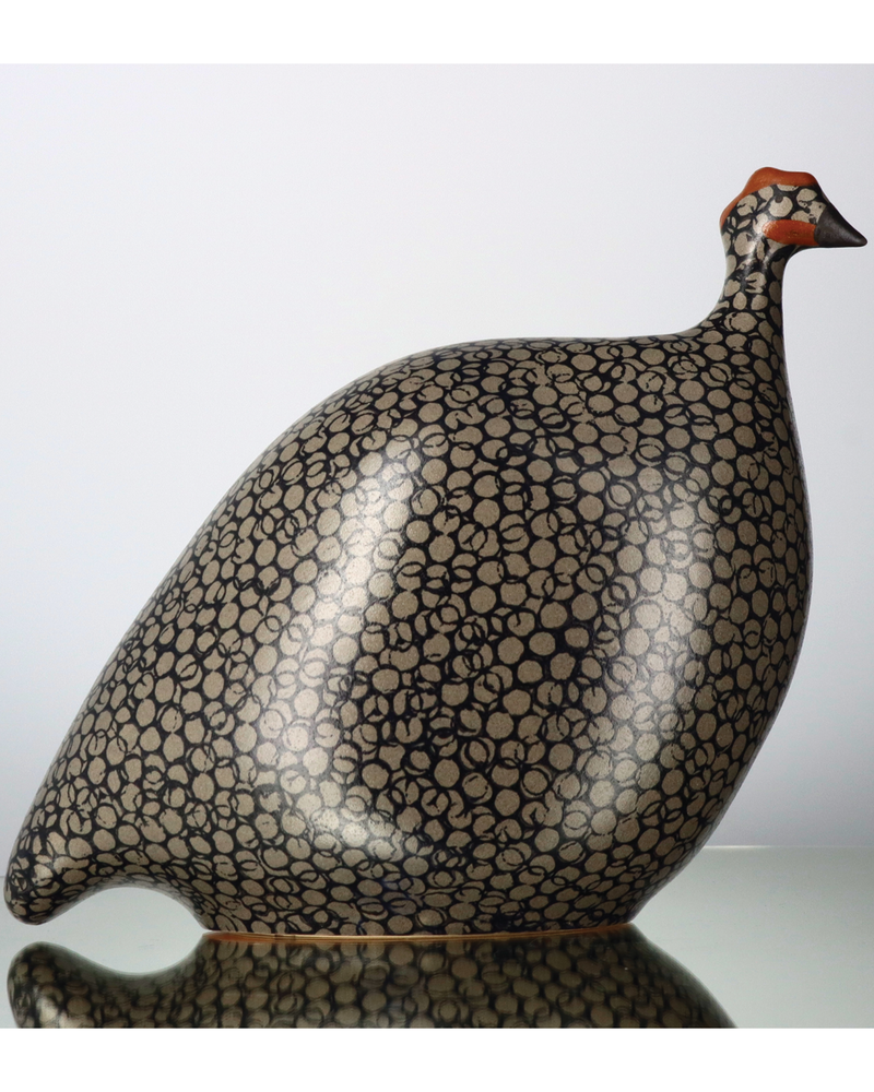 African Guinea Hen - Muted Mocha