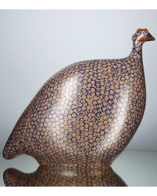 African Guinea Hen - Navy Earth