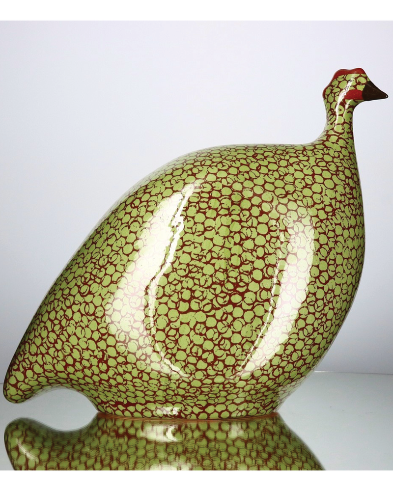 African Guinea Hen - Pea Green