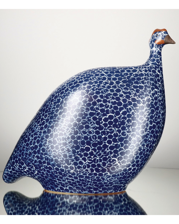 African Guinea Hen - Santorini (White Detail)