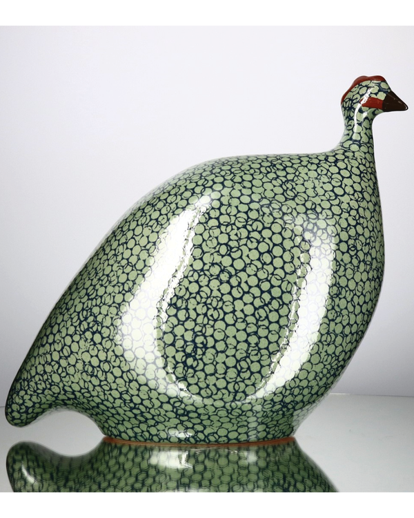 African Guinea Hen - Deep Teal