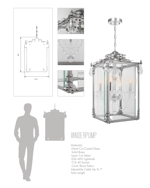 Chandelier Nickle