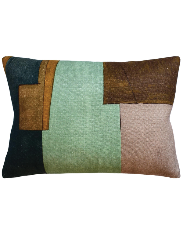 District Lumbar Throw Pillow (Tobacco)