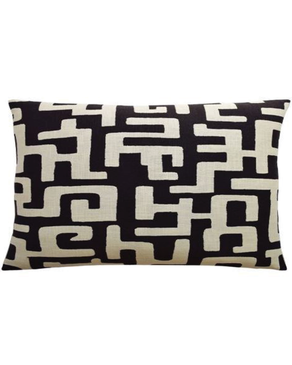 Armano Lumbar Throw Pillow (Noir)