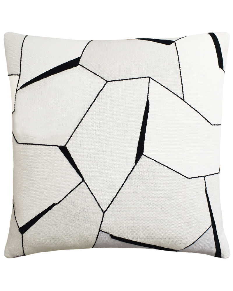 Diverging Throw Pillow (Ebony)