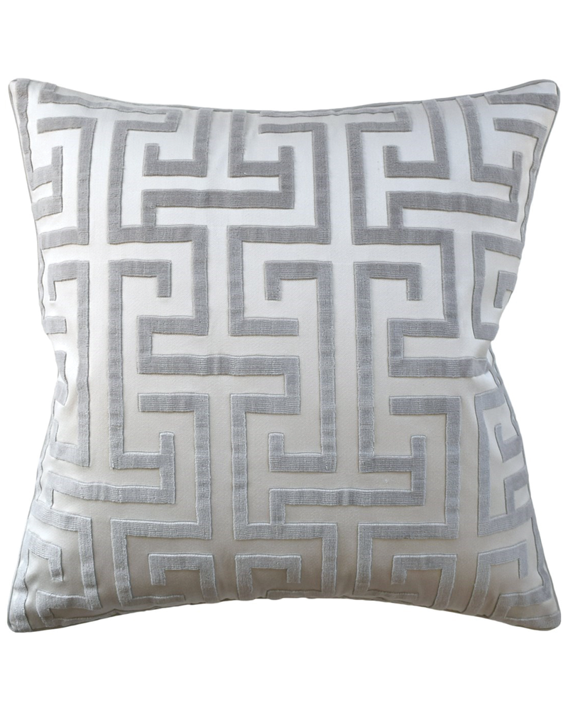 Ming Trail Throw Pillow (Grey)