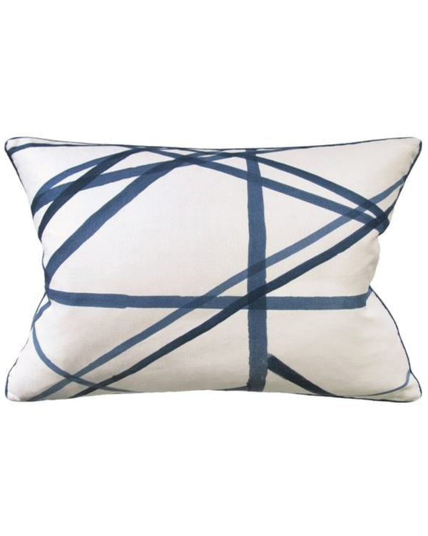 Channels Lumbar Throw Pillow (Periwinkle)