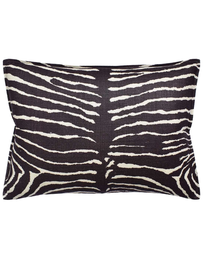 Le Zebre Lumbar Throw Pillow (Brown)