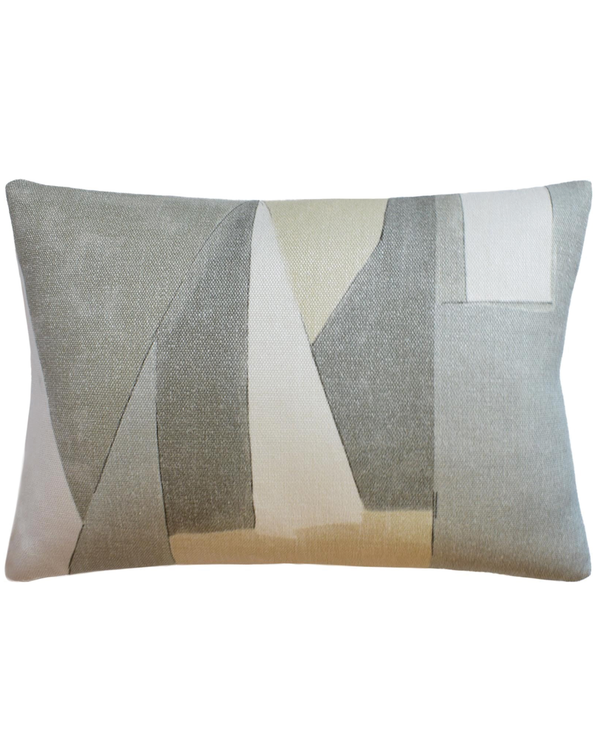 District Lumbar Throw Pillow (Alabaster)