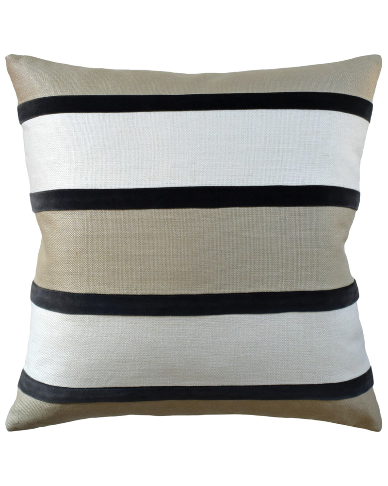 Giorgio Linen Throw Pillow (Jax Stripe)