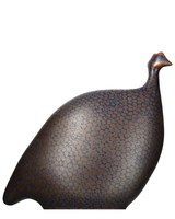 African Guinea Hen - Matte Espresso