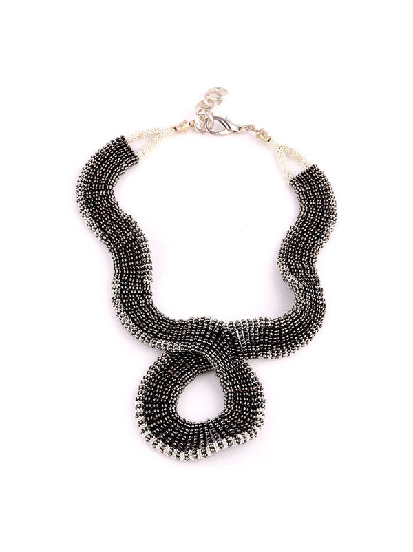 Metal Beaded Necklace