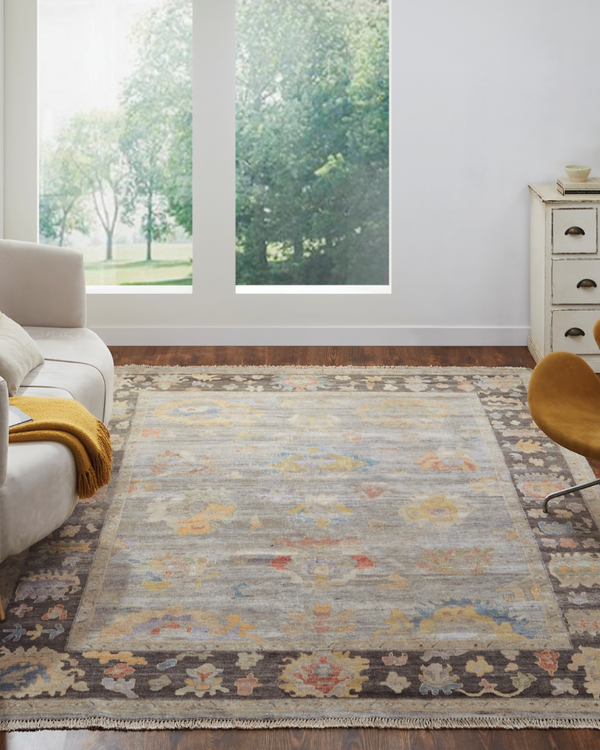 Adana Grey Flannel/Bark Transitional Rug