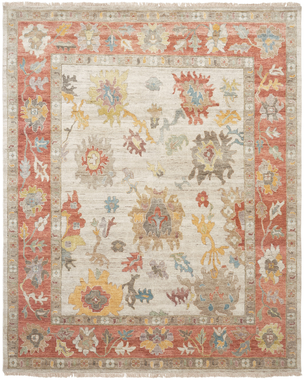Adana Parchment/Spice Transitional Rug