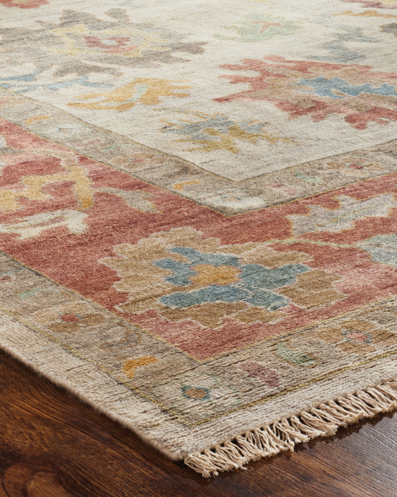 Adana Parchment/Spice Transitional Rug
