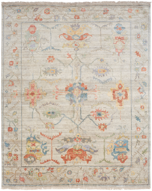 Adana Ivory/Multi Transitional Rug