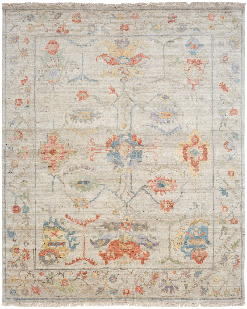 Adana Ivory/Multi Transitional Rug