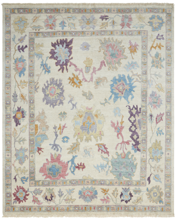 Adana Winter-White/Pastels Transitional Rug