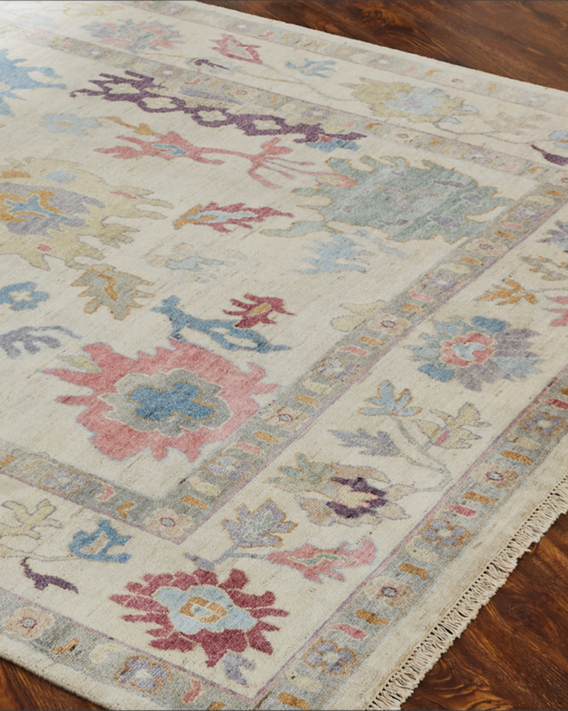 Adana Winter-White/Pastels Transitional Rug