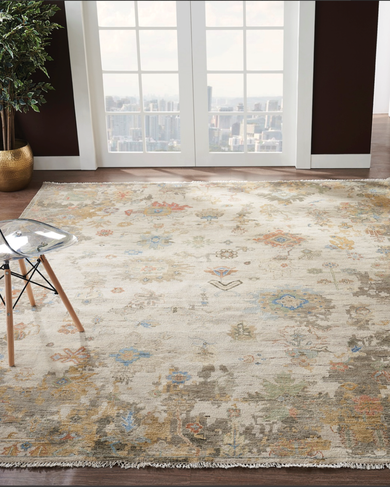 Ankara Parchment Transitional Rug