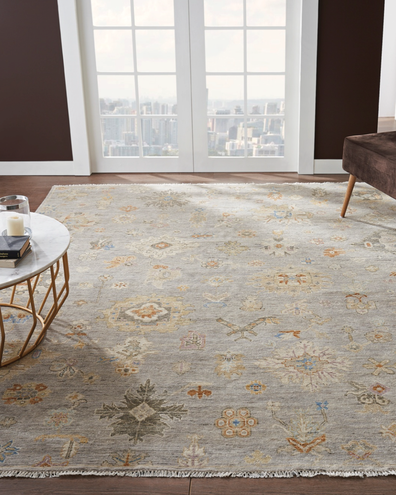 Ankara Pearl Grey Transitional Rug