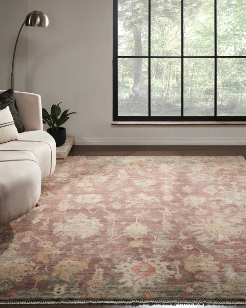 Ankara Soft Merlot Transitional Rug