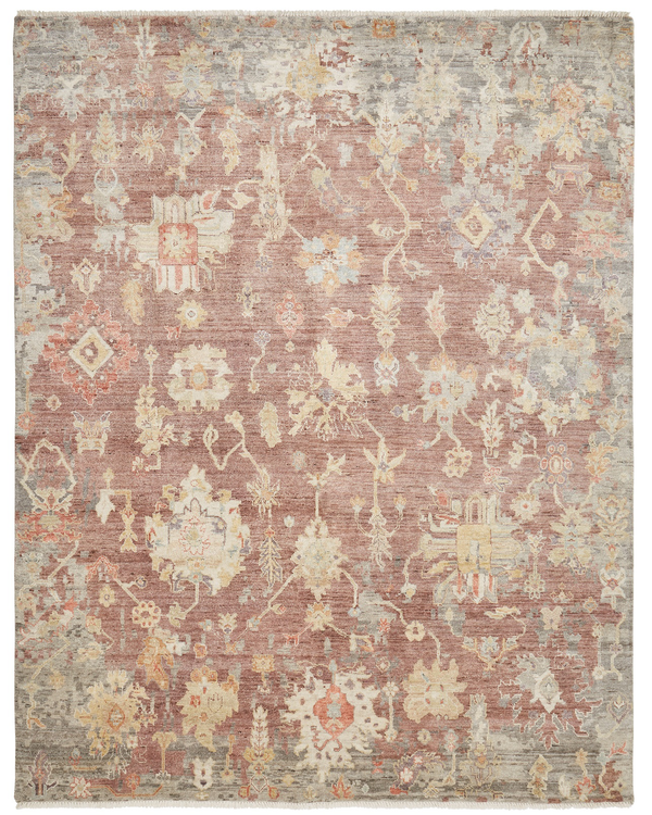 Ankara Soft Merlot Transitional Rug