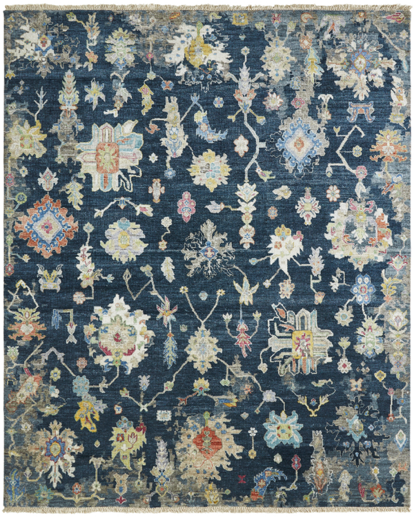 Ankara New Navy Transitional Rug