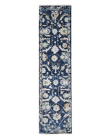 Ambrose Navy Denim Transitional Rug