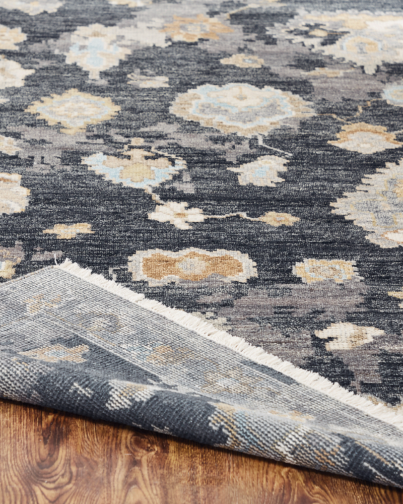 Ambrose Almost Black Transitional Rug
