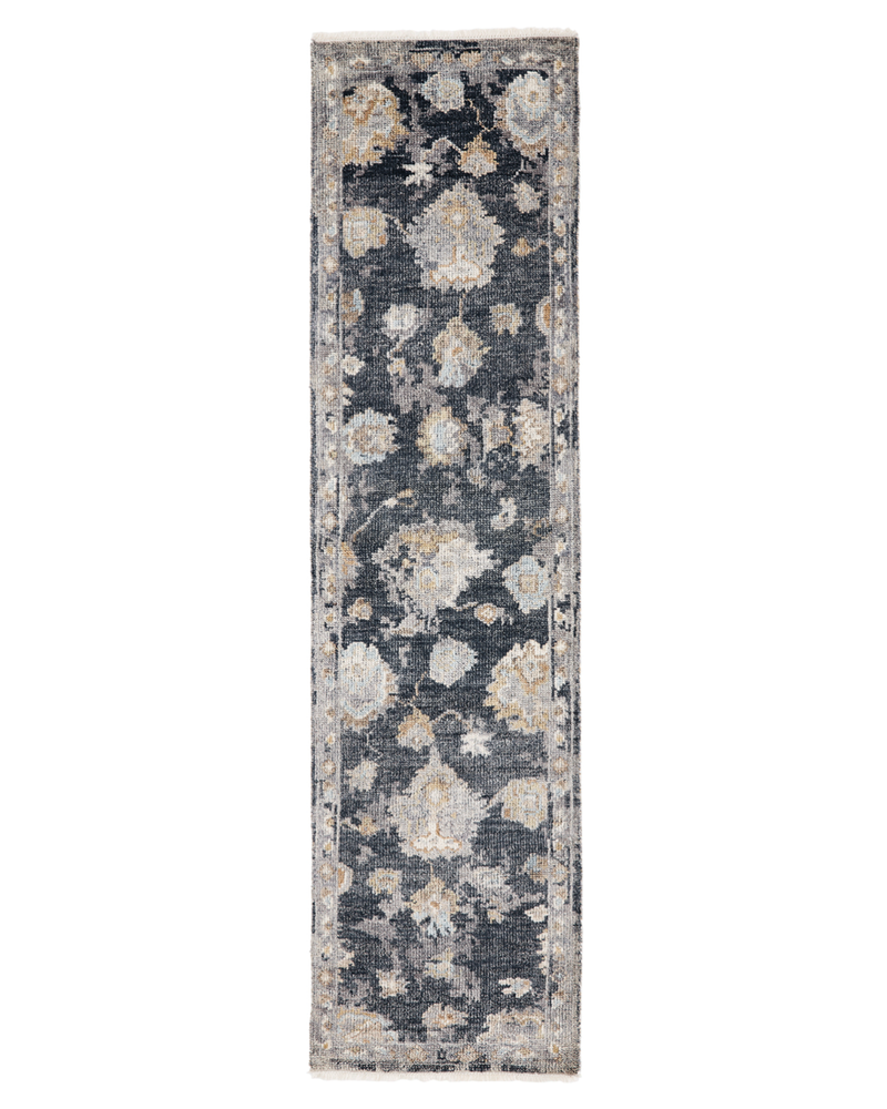 Ambrose Almost Black Transitional Rug