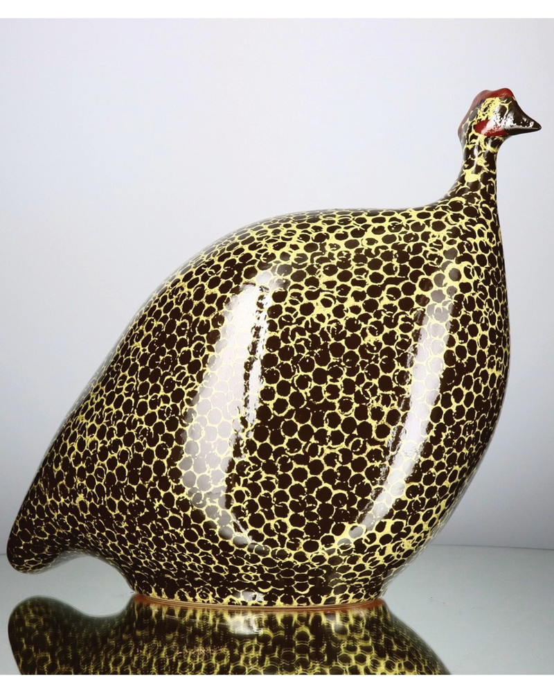 African Guinea Hen - Banana Brown