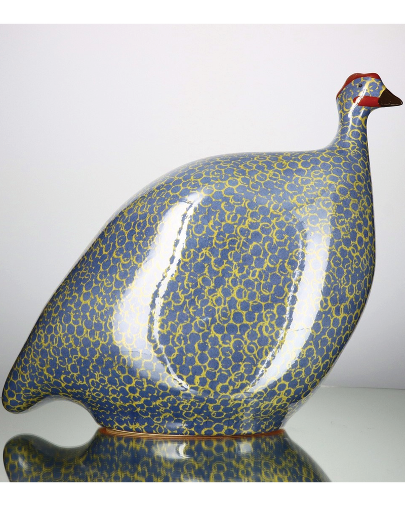 African Guinea Hen - Blue Lime