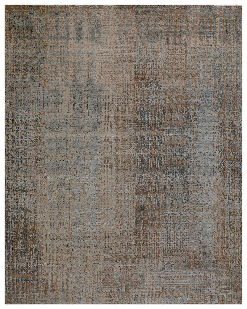 Blue Luxe Beige Modern Rug