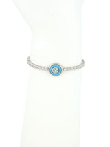 Adjustable Bracelet, Evil Eye Charm