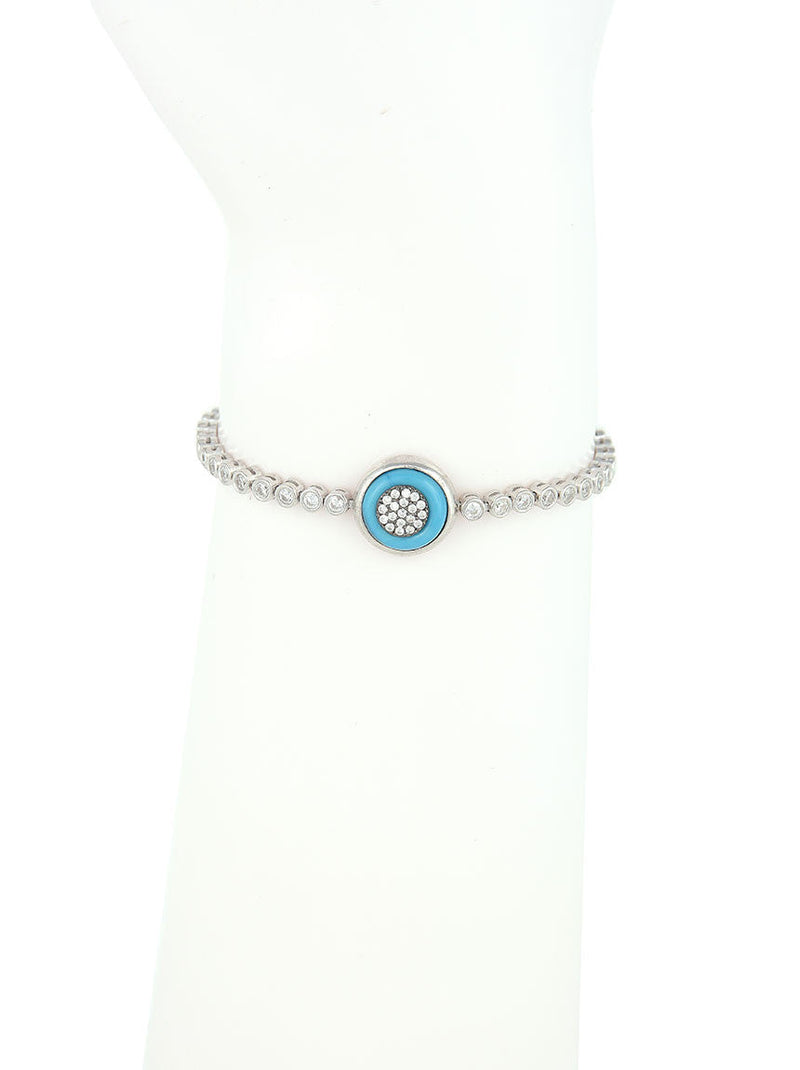 Adjustable Bracelet, Evil Eye Charm