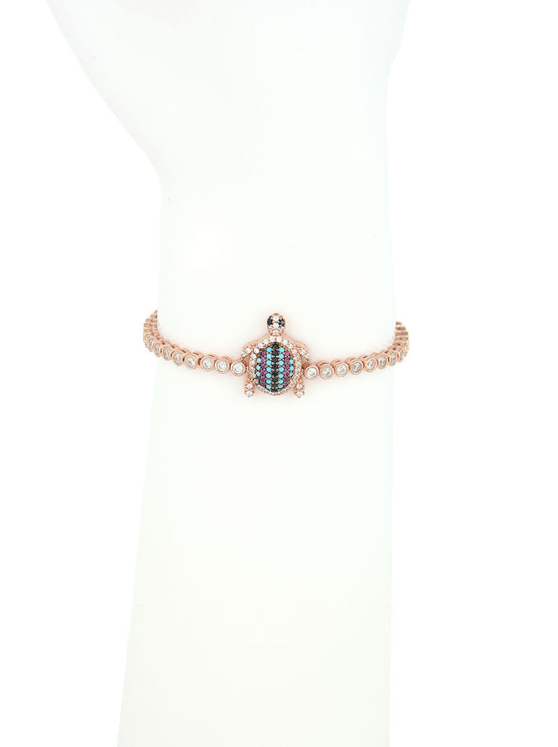 Adjustable Bracelet, Turtle Charm