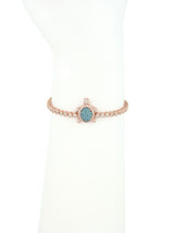 Adjustable Bracelet, Turtle Charm