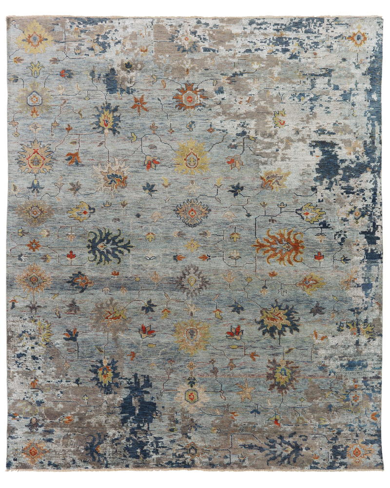 Capri Blue Tones Transitional Rug