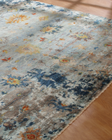 Capri Blue Tones Transitional Rug